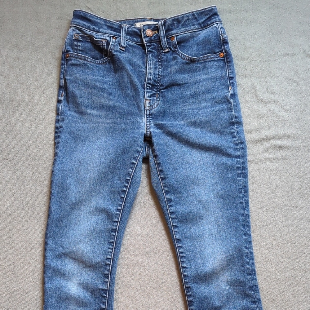 Madewell Curvy High Rise Skinny Jeans Blue Women's 27